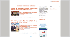 Desktop Screenshot of airlinenewswire.com