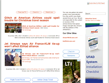 Tablet Screenshot of airlinenewswire.com
